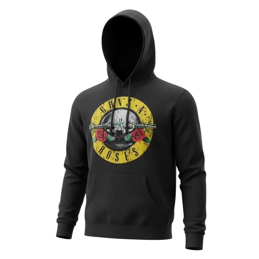 🔫🌹 Guns N’ Roses Hoodie – Classic Band Logo Pullover‎